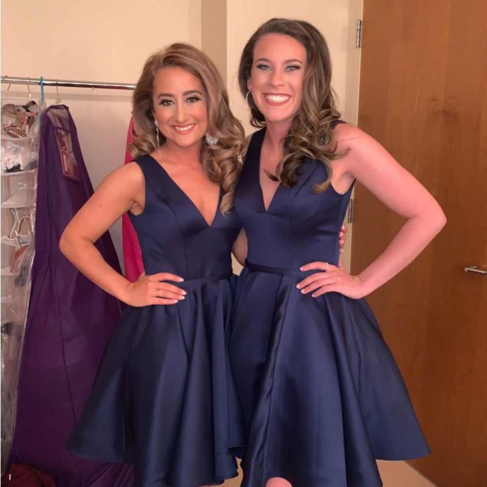 Navy Cocktail Dress